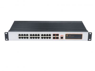 三層網管4萬兆光24千兆電-SFP工業(yè)級交換機